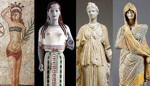 women wear in ancient greece