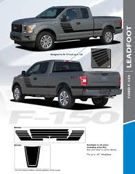 Lead Foot Hood 2015 2018 Ford F 150 Special Edition Appearance Package Blackout Vinyl Graphics Decals Kit