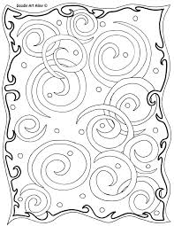 Swirl Coloring Pages