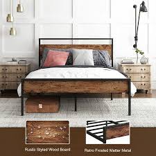 Queen Size Bed Frame Base Platform With