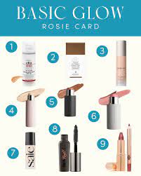 my basic makeup routine rosie card