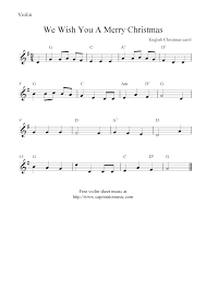 An old west country carol often performed in the english tradition, by carol singers visiting door to door throughout a village. Sheet Music Violin We Wish You A Merry Christmas Free Christmas Violin Sheet Music Notes Violin Sheet Sheet Music Violin Sheet Music