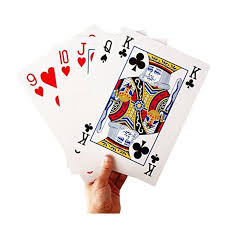 Jumbo playing cards full deck huge poker index giant playing cards fun for all ages! Super Jumbo Face Extra Large Playing Cards 10 X 14 Big Full Deck 14 X 10 Gigantic Playing Cards By Forum Novelties Walmart Com Walmart Com