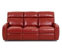 red leather recliner sofa ventana clp114