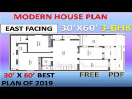 30 X60 East Facing House Plan With