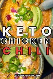 Keto Chicken Chili Slow Cooker gambar png