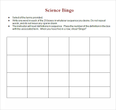 Free 8 Blank Bingo Samples In Pdf Word