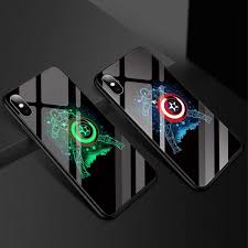 Light Up Cell Phone Case Marvel Captain America Best Mobile Cover