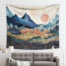 Mountain Tapestry Boho Tapestry Wall