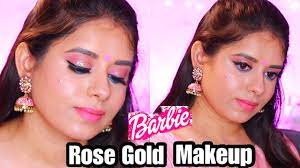 wedding guest rose gold makeup tutorial