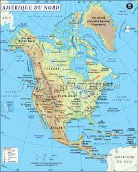 Carte Amérique du Nord | Nord Amérique Carte