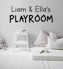 Playroom Wall Decal Personalized