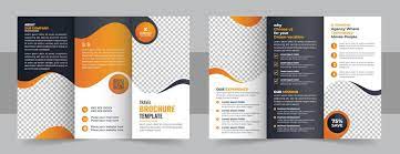 trifold travel brochure template