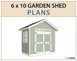 6x10 Garden Shed Plans And Build Guide