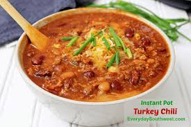 Turn instant pot saute button on. Instant Pot Turkey Chili Healthy Recipe Everyday Southwest