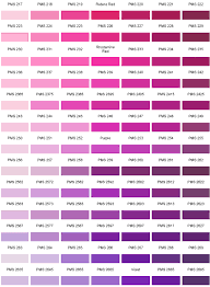Pantone Colour Chart Pantone Color Chart Purple Color