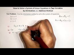 Solve A System Of Linear Equations