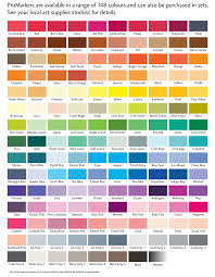 Prom Marker Color Chart Jessicas Ideas Pro Markers