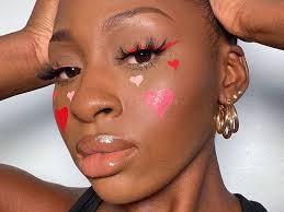 heart makeup for valentine s day 2021