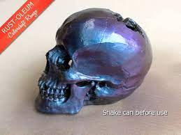 color shift painted skull you