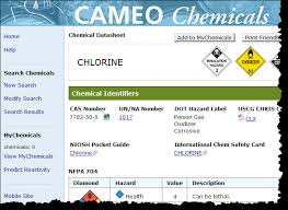 Cameo Chemicals Response Restoration Noaa Gov