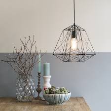 Design Hanging Lamp Black Framework