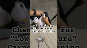 low moisture carpet cleaning chemicals