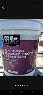 Behr Elastomeric Exterior Paint For