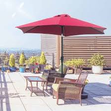 Alfresco Outdoor Patio Parasol 2 7m