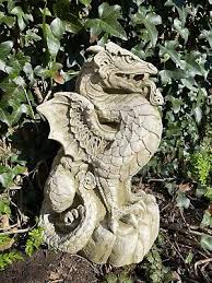 Scaly Dragon Statue Reconstituted