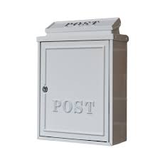 Norfolk White Wall Mounted Post Box