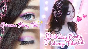 princess birthday party makeup tutorial