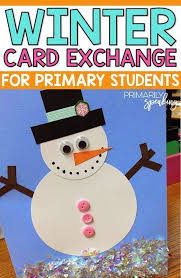 The 2020 christmas card exchange is happening! Winter Card Exchange A Holiday Activity For Primary Students Classroom Crafts Holiday Activities Christmas Kindergarten