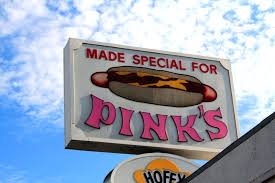 pinks hot dogs los angeles california