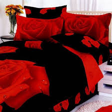 12 Red And Black Rose Bedroom Ideas