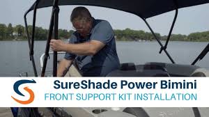 Diy tightening our boat canopy with a $3 pool noodle. Power Bimini Sureshade