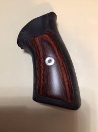 ruger factory wood panel rubber grip gp