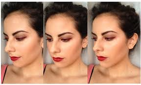how to create a red eye makeup look