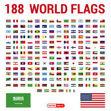 Flags Of The World Collection Vector Free Download