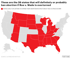 26 states could ban abortion if Roe v ...