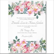 Fragrant Garden Wedding Invitation Budget Invitations