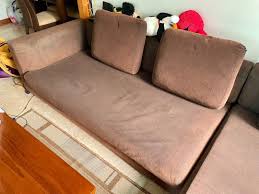 divan 6 seater sofa 4 cushions