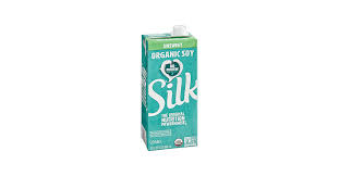silk unsweetened soy milk organic 6 case