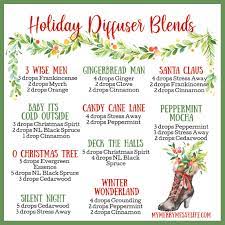 10 holiday diffuser blends using