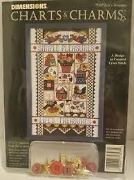 Details About Dimensions Charts Charms Lifes Treasures Unopened Cross Stitch Pattern