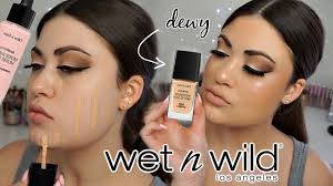 wet n wild dewy foundation review