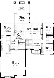 Cottage Style Ranch House Plan
