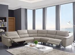 modern leather sectional sofa ef 951