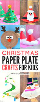 paper plate christmas crafts easy