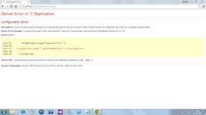 custom error page in asp net